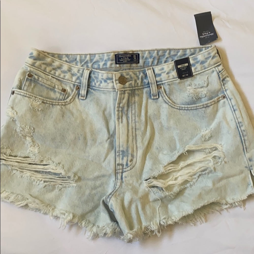 NWT A&F High Rise Annie Shorts Size 30/10